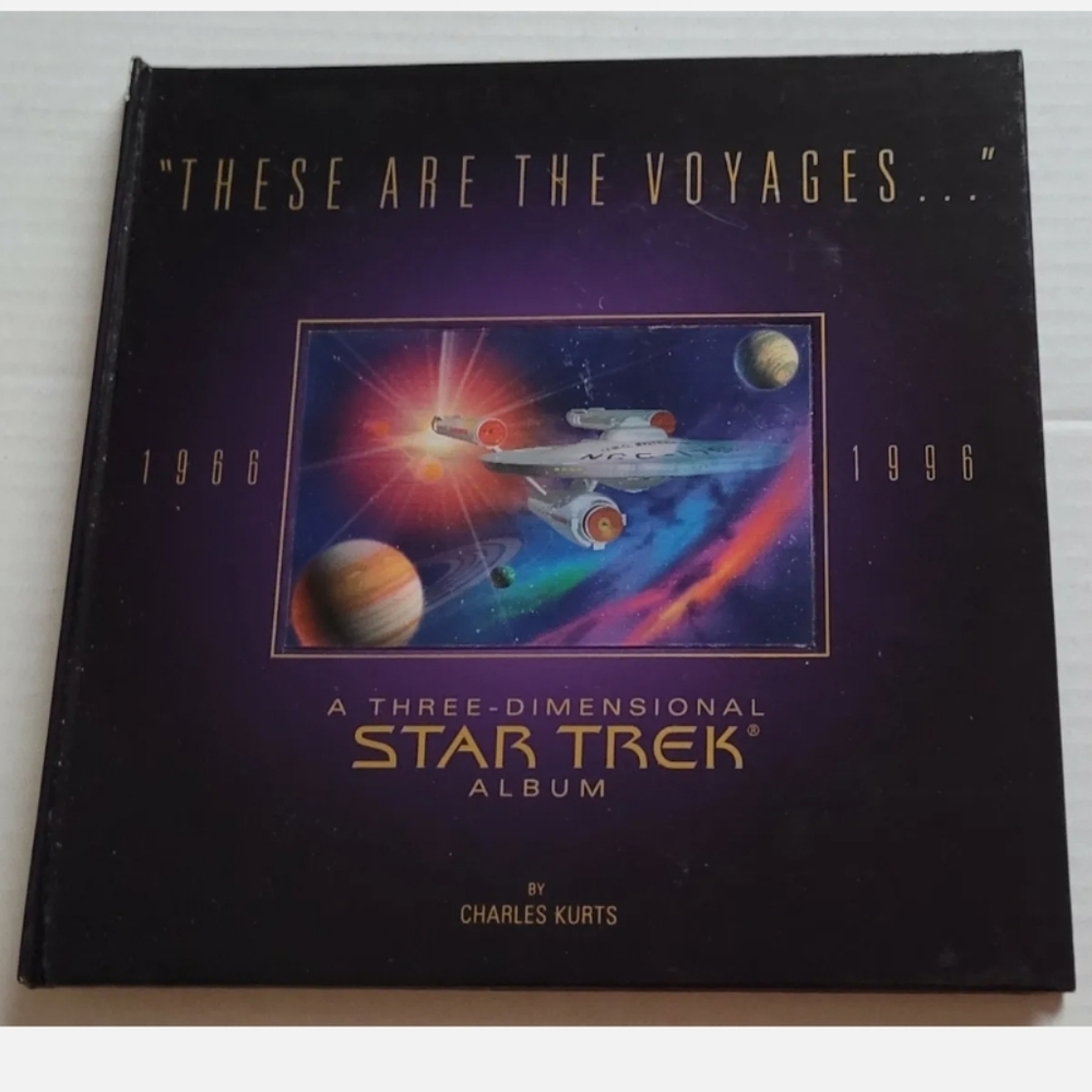 These Are the Voyages by Charles Kurts 1996 3D Pop-Up Hardcover Book